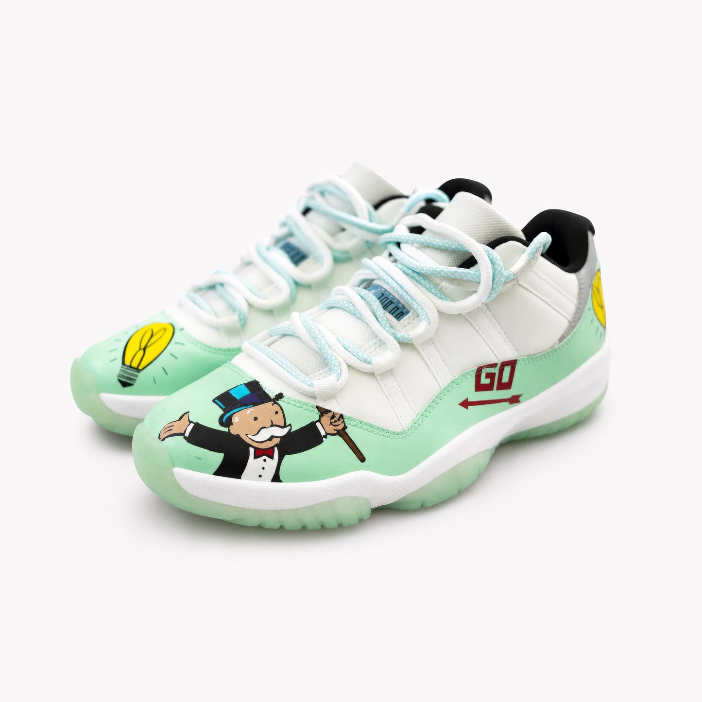 Monopoly Mint Jordan 11 Low Custom Raffle Entry