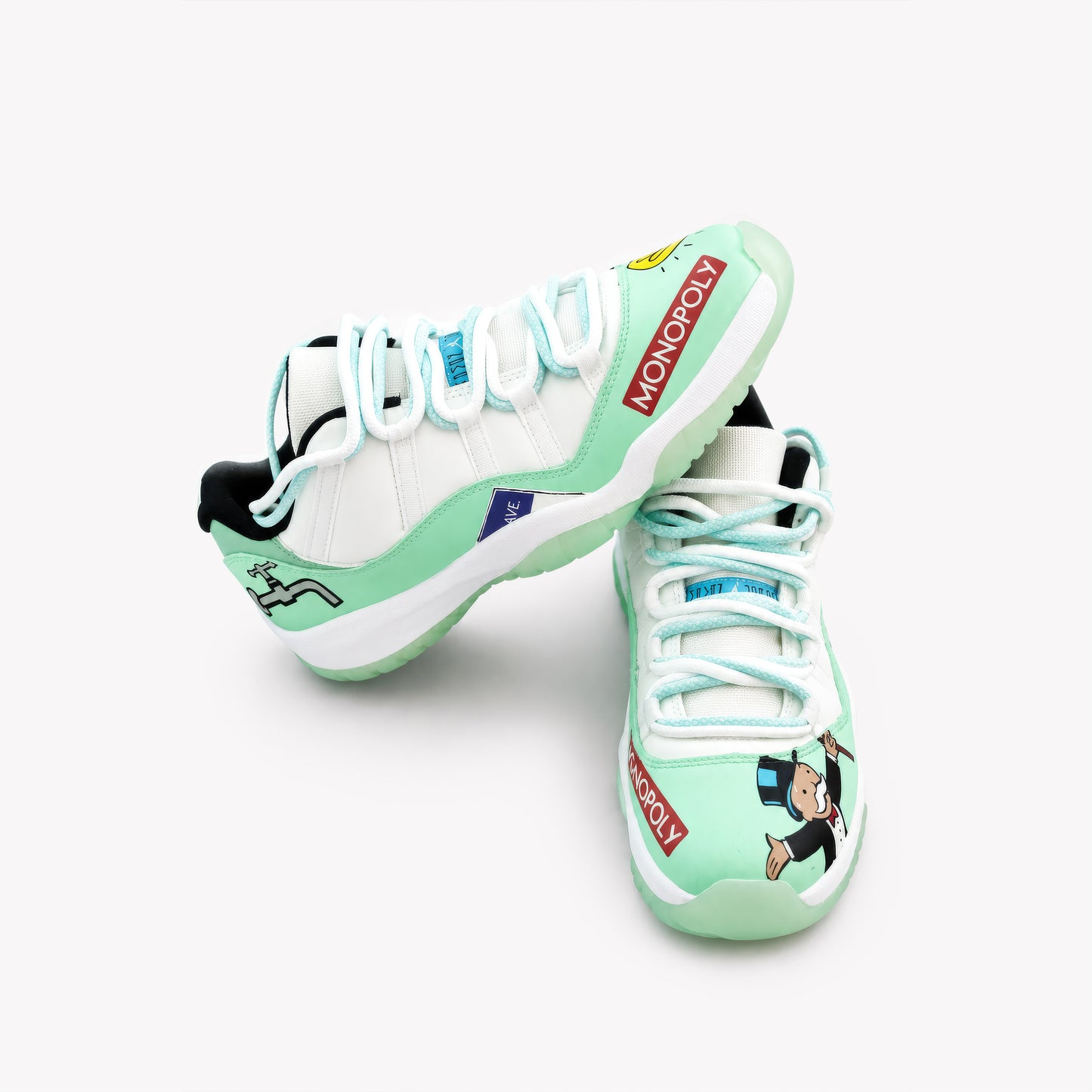 Monopoly Mint Jordan 11 Low Custom Raffle Entry