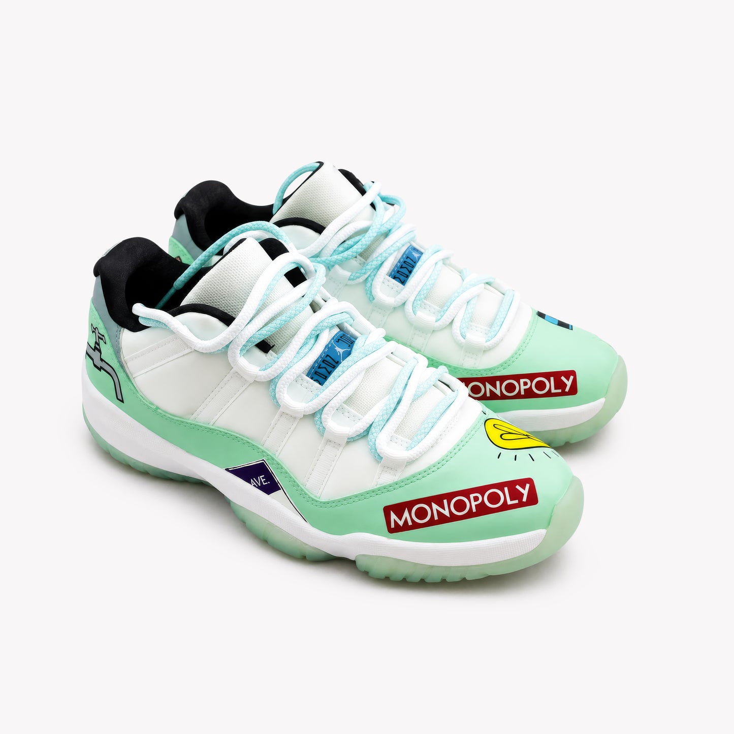 Monopoly Mint Jordan 11 Low Custom Raffle Entry